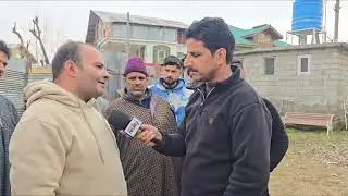 Following a massive protest in Gangerhama yesterday, the DMO Ganderbal visited the 