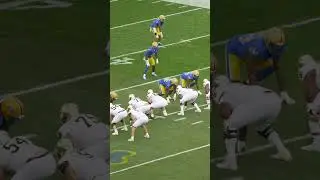 Pittsburghs Francis Brewu #95 gets a holding penalty Called because he beat Guerby lambert#76