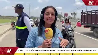 Inauguran primera calzada del puente de Juanchito luego de 9 años