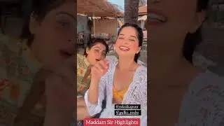 Yukti Kapoor, Gulki Joshi and Bhavika Sharma in Goa 🌴 | Maddam Sir Highlights