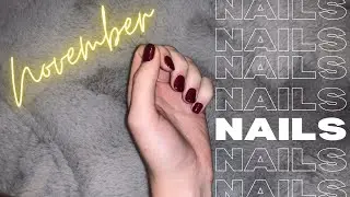 BURGUNDY NAILS 💅🏻