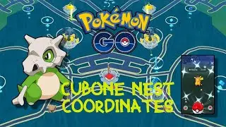 CUBONE NEST COORDINATES, POKEMON GO