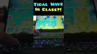 I Played TIDAL WAVE In CLASS?!  #geometrydash #tidalwave