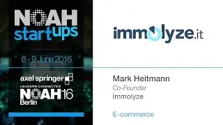 Immolyze - NOAH16 Berlin Startup Competition