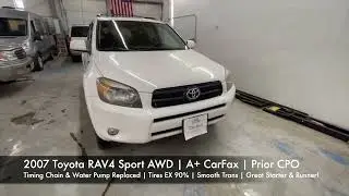 2007 Toyota RAV4 Sport | AWD / 4WD | A+ CarFax & Clean Title
