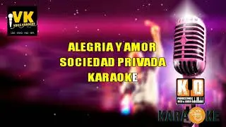 🇵🇪 ️KARAOKE VIDEO - ALEGRIA Y AMOR - EL LOBO Y LA SOCIEDAD PRIVADA