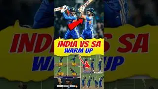 INDIA FIRE FORM IN WARM UP MATCH TOP MOMENTS🥵