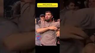 Islam Makhachev reacts on Salikhov KO🥊‼️ #ufc #mma