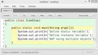 Static and Instance variable in Java (Using Multiple objects in Java)