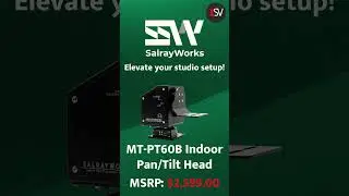 Take Your Camera Setup To The Next Level With SalrayWorks' MT-PT60B Pan/Tilt Head!