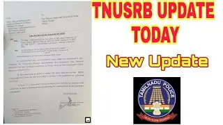 tnusrb latest news today | tnusrb latest news today 2020 | Tnusrb new update