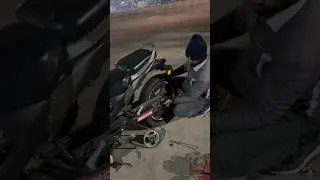 Fat Tyre Installed In TVS Raider | #100k #bikers #like #modified #status #trending #tvsraider #viral