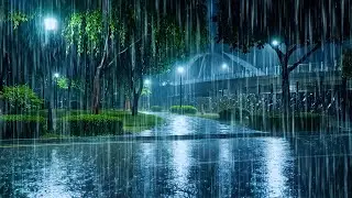Quiet Night Road Rain ASMR | Fall Asleep Fast with Powerful White Noise for Insomnia