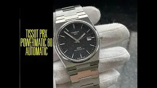 Tissot PRX Powermatic 80 Automatic Black T1374071105100 Watch | Unboxing e Review | Valjoux Relogios