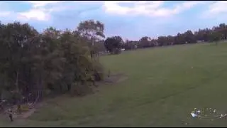 Crash! Goldwing Edge 540 RC Plane loses wing, totalled - Detroit Drone Aerial FPV Video