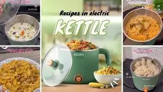 Electric kettle Easy Recipes | Hostellers Easy Recipes | Anam Khan