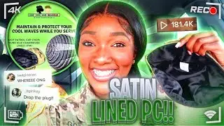 EVERYONE IN THE MILITARY NEEDS THIS! SATIN-LINED PC | KEEP YOUR HAIR HEADGEAR