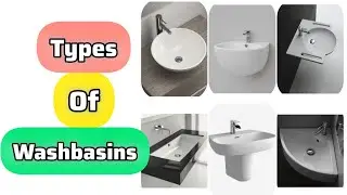 Types of Washbasin and There Name | How to Select a Washbasin For Home | Washbasin Design | Bathroom