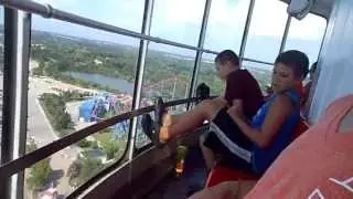 Unruly Children Sky Trek Tower Six Flags Great America 8-7-13