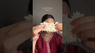 Bun with artificial Gajra✨#goesviral #trendingshorts #shorts #hair #hairstyle #ashortaday #trending