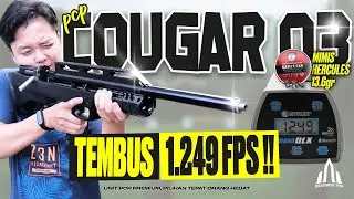 TES CHRONO FPS DAEI BULLPUP BIGGAME❗PCP COUGAR-03 WARNA BLACK DOFF 6000Psi❗