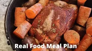 A Week of Food with Large Family Menu Plan {VIDOE}