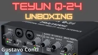 Interface de &Aacute;udio Teyun Q24 - Qualidade Profissional para seu Est&uacute;dio!