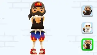 Subway surfers live with ninja score 3,88,841 and coins 3,286.