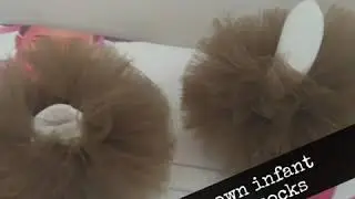How to make Brown infant tutu socks is up.I tried everyone i really did. Socks r prefect.Video sucks