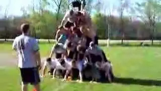 Delta Sigma Phi Human Pyramid 2007 First Try