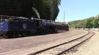 RBMN 425 Steam 4-6-2 Part 1 at Jim Thorpe, PA 8-13-22