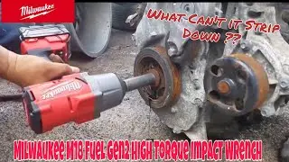THE MILWAUKEE M18 FUEL GEN 2 High Torque Impact Wrench Striping Down Parts .. WHAT CAN'T IT REMOVE?