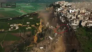 Niscemi Collapsed: catastrophic landslide in Sicily worsens Today - causes 1.500 OF evacuated