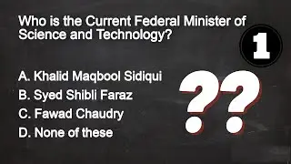 General Knowledge MCQs #01 | JEST, PST, SPSC, FPSC, SPD, Jobs Preparation