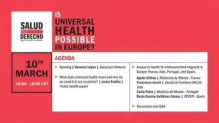 Is Universal Health Coverage possible in Europe?
