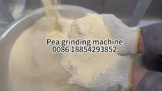 Soyabean chickpea mungbean Pea flour grinding machine