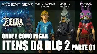 ZELDA BREATH OF THE WILD - ONDE E COMO PEGAR OS ITENS DA DLC 2 (parte 01)