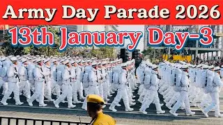 Army Day Parade in Jaipur || Army Day Celebration 2026 || Day-3 Parade Training Vlog 🇮🇳 ⚔️ 🫡