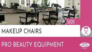 Professional Makeup chair with headrest - anti-tipping system - Cantoni beauty salon equipment