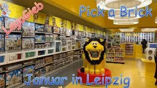 Pick A Brick Wand Leipziger Lego Store im Januar