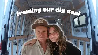 DIY VAN LIFE BUILD | Step By Step Process on how to Frame a DIY VAN Conversion | 2008 Dodge Sprinter
