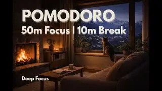 50/10 Pomodoro | Brown Noise for Deep Focus