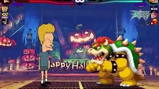 Mugen Halloween Tournament (64 Loser Bracket) Team Butt-Head vs The Burning Torch