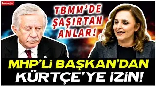 MHP’li Başkan DEM Partili vekilin Kürtçe selamlamasına izin verdi! TBMM'de şaşırtan anlar!
