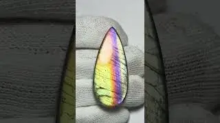 Gorgeous flash labradorite cabochon #love #peace #subscribe #support #foryou #shorts #reels #beads