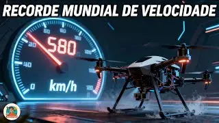 DRONE CASEIRO atinge VELOCIDADE de JATO! ✈️🚀 | O Fen&ocirc;meno que BATEU 580 KM/H NA GARAGEM!