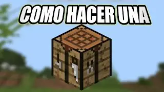 🤑Como hacer una mesa de crafteo en Minecraft 😱 #Shorts