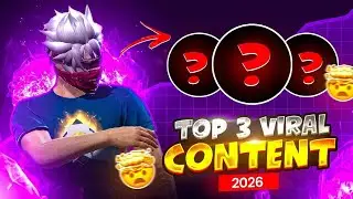 Top 3 Viral Content Idea's💡In 2026/FREEFIRE #freefire #tipsandtricks #viralcontent #viralvideo 