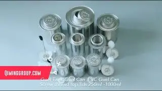 GLUE CAN PVC GLUE CAN WITH BRUSH SCREW LIDS