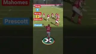 Quarterback Punting Competition #shorts #madden #madden22
